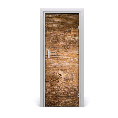 Door wallpaper Wooden background