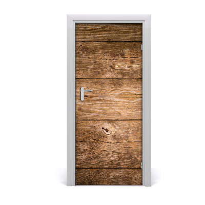 Door wallpaper Wooden background