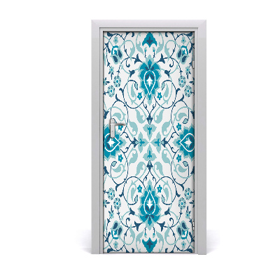 Self-adhesive door veneer Arabic pattern