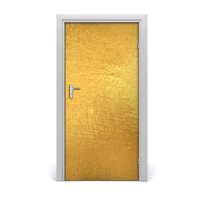 Door wallpaper Gold foil background