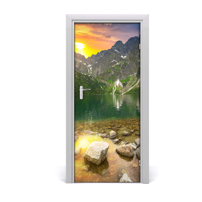 Self-adhesive door sticker Sea-eye tatras