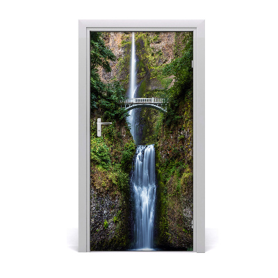 Self-adhesive door sticker Waterfall