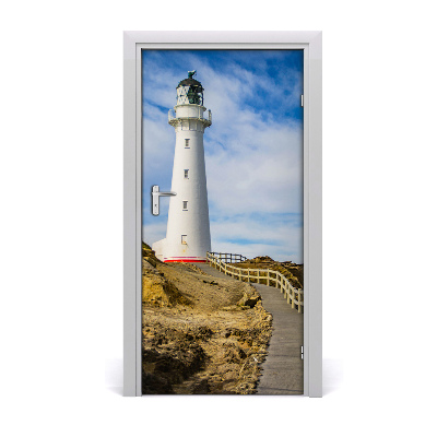 Self-adhesive door wallpaper Lighthouse