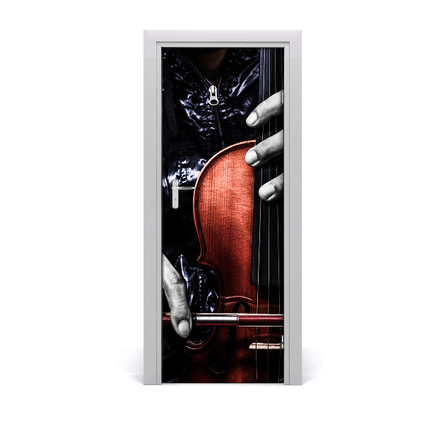 Door wallpaper Music violin