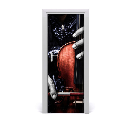 Door wallpaper Music violin