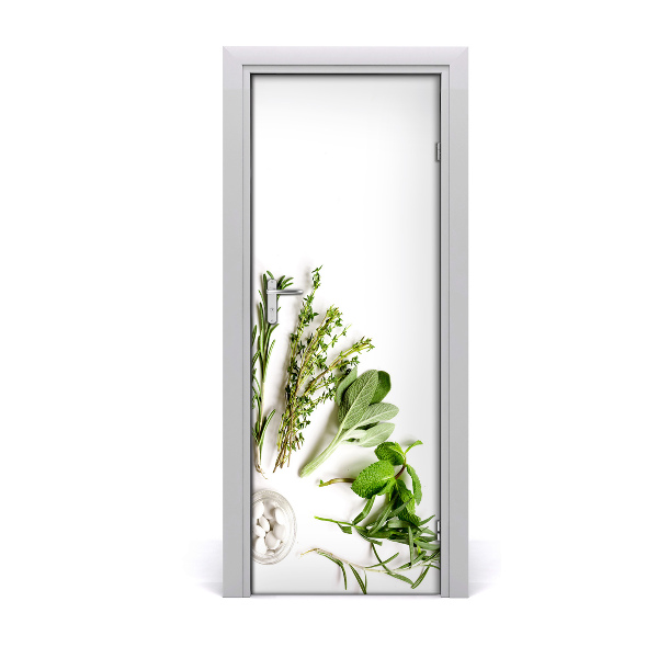 Door adhesive Herbs