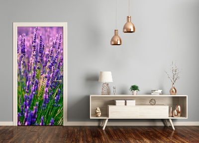 Door adhesive Lavender field