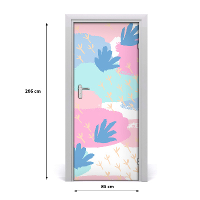 Self-adhesive door sticker Colorful spots