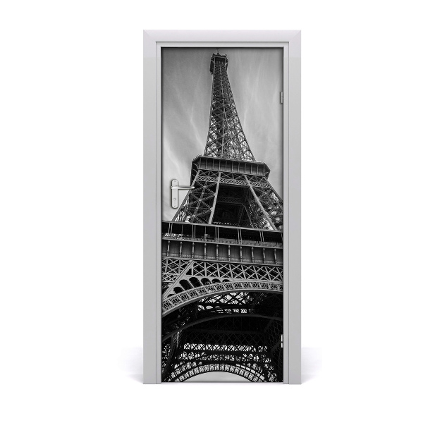 Self-adhesive door wallpaper Eiffel tower