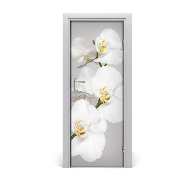 Door adhesive White orchid