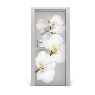 Door adhesive White orchid