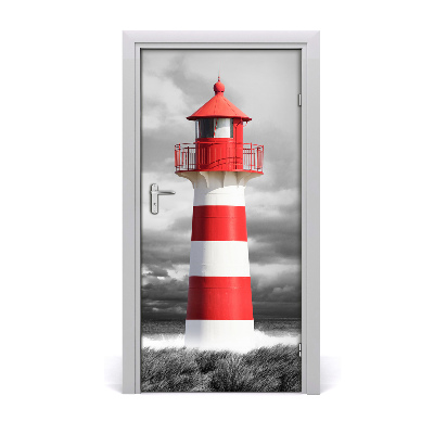 Self-adhesive door sticker Lighthouse