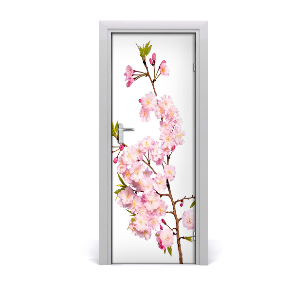 Self-adhesive door veneer Cherry blossoms