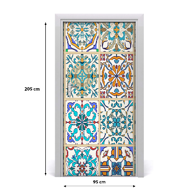 Door wallpaper Ceramic tiles