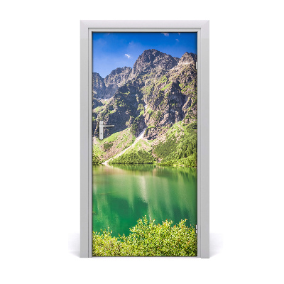 Self-adhesive door sticker Sea-eye tatras