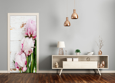 Self-adhesive door veneer Peony