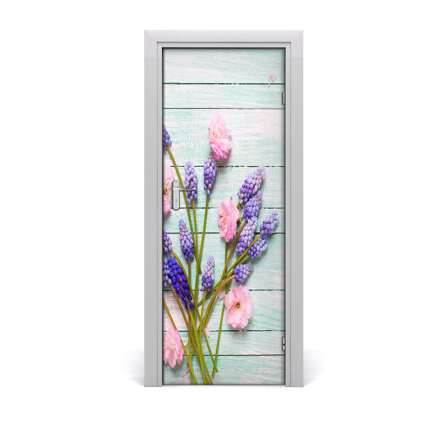 Self-adhesive door veneer Muscari