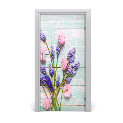 Self-adhesive door veneer Muscari