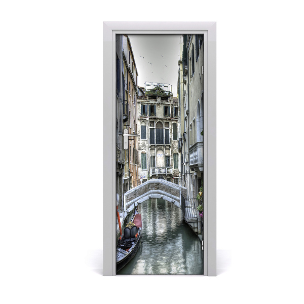 Self-adhesive door wallpaper Venice italy