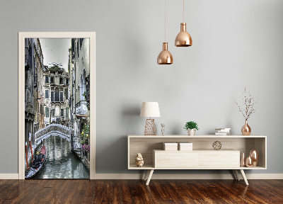 Self-adhesive door wallpaper Venice italy