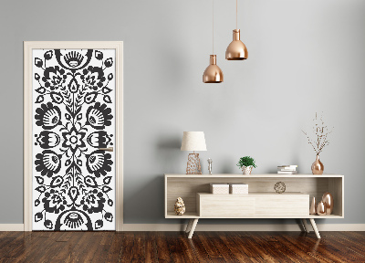 Self-adhesive door sticker Wall folk pattern