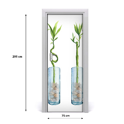 Self-adhesive door veneer Bamboo