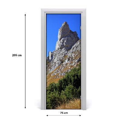 Door wallpaper Small giewont tatry