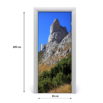 Door wallpaper Small giewont tatry