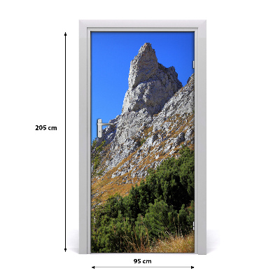 Door wallpaper Small giewont tatry