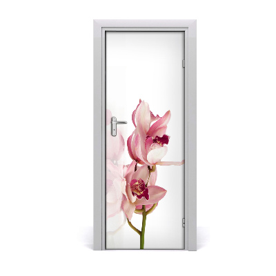 Self-adhesive door veneer Pink orchid