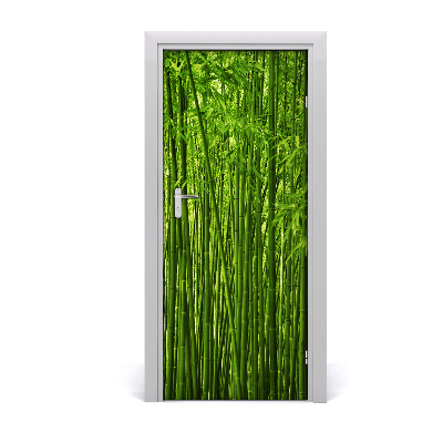 Self-adhesive door veneer Bamboo forest