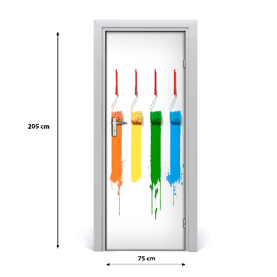 Door wallpaper Paint rollers