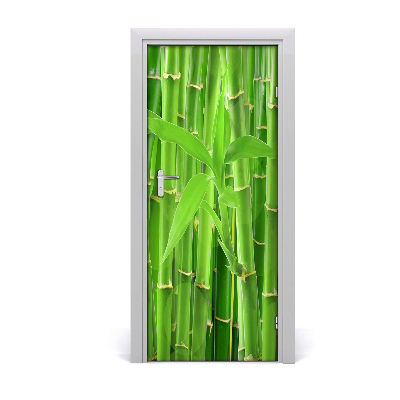 Self-adhesive door veneer Bamboo forest