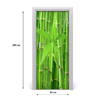 Self-adhesive door veneer Bamboo forest