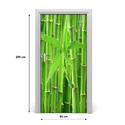 Self-adhesive door veneer Bamboo forest