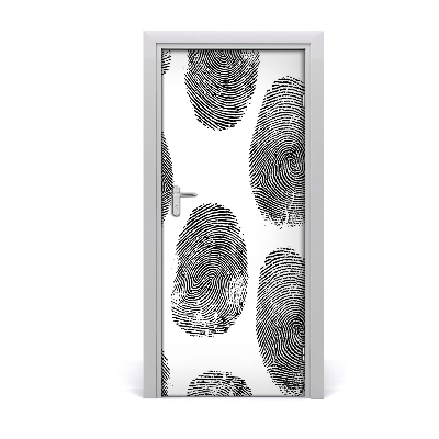 Door wallpaper Fingerprints