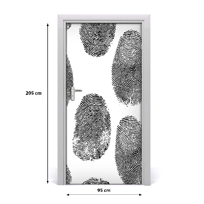 Door wallpaper Fingerprints