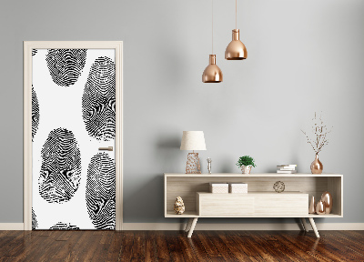 Door wallpaper Fingerprints