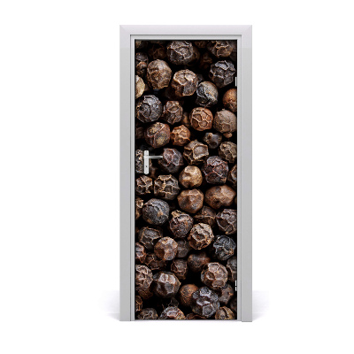 Self-adhesive door sticker Grains of pepper