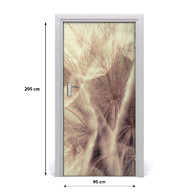 Self-adhesive door veneer Dandelion