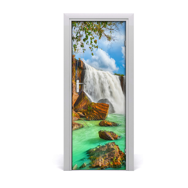 Door wallpaper Landscapes waterfall