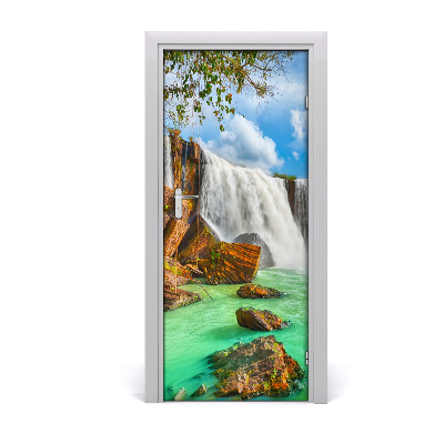 Door wallpaper Landscapes waterfall