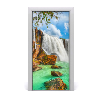 Door wallpaper Landscapes waterfall