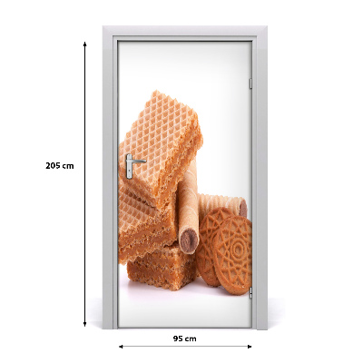 Self-adhesive door sticker Cookies