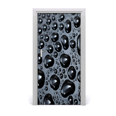 Door wallpaper Drops of water