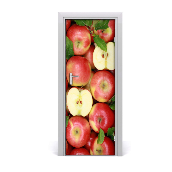 Self-adhesive door sticker Apples