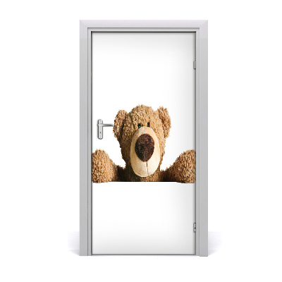 Self-adhesive door sticker Teddy bear