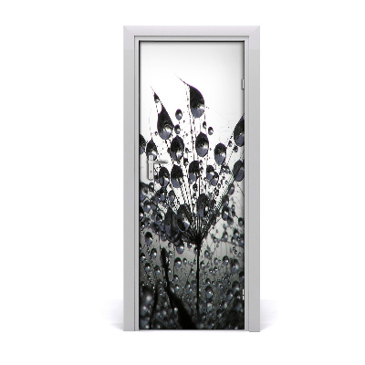 Self-adhesive door sticker Dandelion seeds