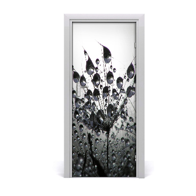 Self-adhesive door sticker Dandelion seeds