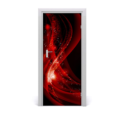 Self-adhesive door sticker Abstract background